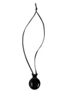 Lemaire Castanet Necklace In Black