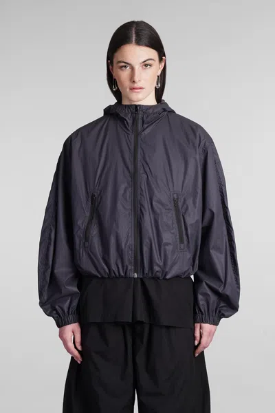 Lemaire Casual Jacket In Blue Cotton