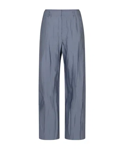 Lemaire Casual Pants With Belt Loops In Blue