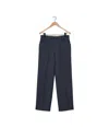 Lemaire Casual Pants With Waist And Loop Straps In Black
