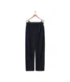Lemaire Casual Pants With Waist And Loop Straps In Black