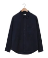 Lemaire Button-up Long-sleeve Shirt In Black