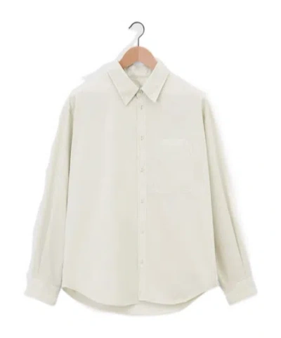 Lemaire Casual Work Shirt In White