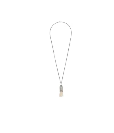 Lemaire Chain Necklace In Gray