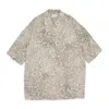 Lemaire Chalk Mastic Maxi Beige Shirt In Gray