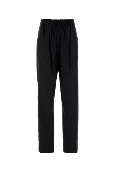 LEMAIRE LEMAIRE CHARCOAL CASHMERE BLEND PANT