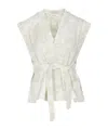 Lemaire Chasuble Acid-wash Tank Top In White