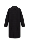 LEMAIRE LEMAIRE CHECKED OVERSIZE COAT