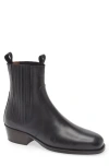 Lemaire Chelsea Boot In Black Bk99