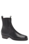Lemaire Chelsea Boot In Black Bk999