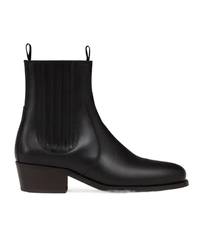 Lemaire Chelsea Boots In Black