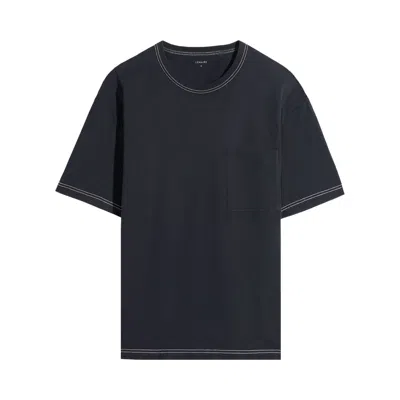 Pre-owned Lemaire Chest Pocket T-shirt 'urchin' | Grey | Men's Size Xl In Gray