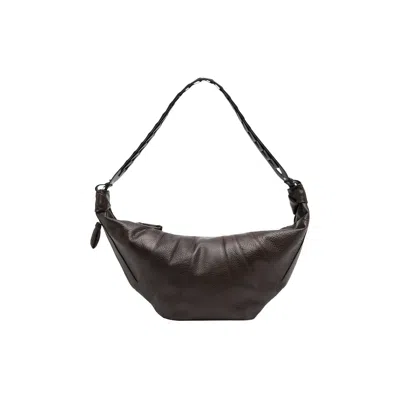 Pre-owned Lemaire Chevron Large Croissant Bag 'dark Brown' | Women's Size Onesize