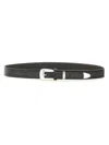 Lemaire Leather Belt In Black