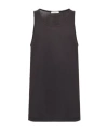 Lemaire Classic Scoop-neck Tank Top In Black