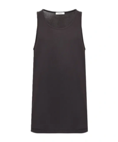 Lemaire Classic Scoop-neck Tank Top In Schwarz