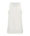 Lemaire Classic Scoop-neck Tank Top In White