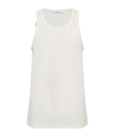 Lemaire Classic Scoop-neck Tank Top In White