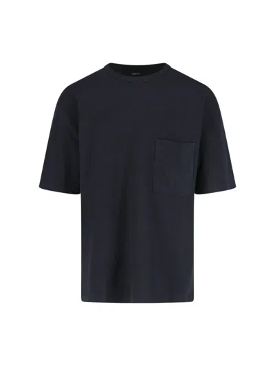 Lemaire Classic T-shirt In Black  