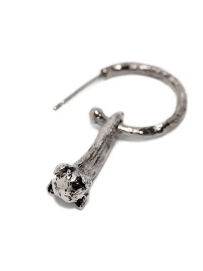 Lemaire Clove Earrings In Gray