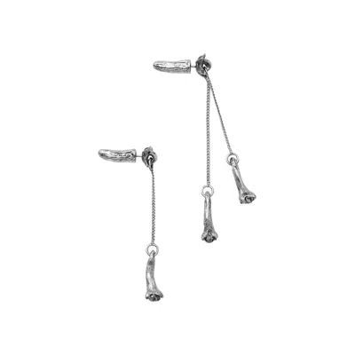 Pre-owned Lemaire Clove Pendant Earrings 'silver' | Women's Size Onesize