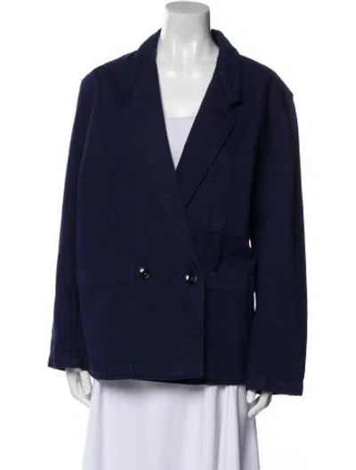 Pre-owned Lemaire Coat In Blue