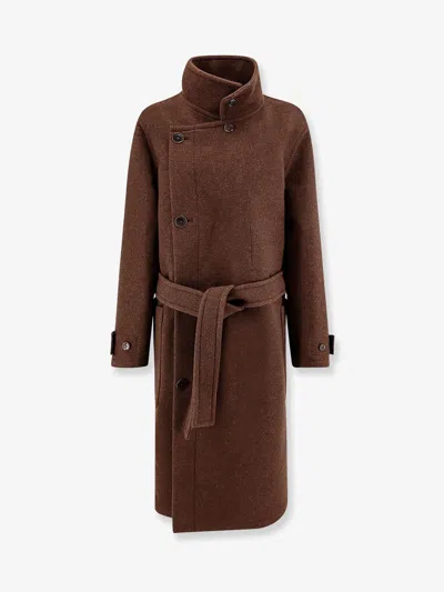 Lemaire Coat In Brown