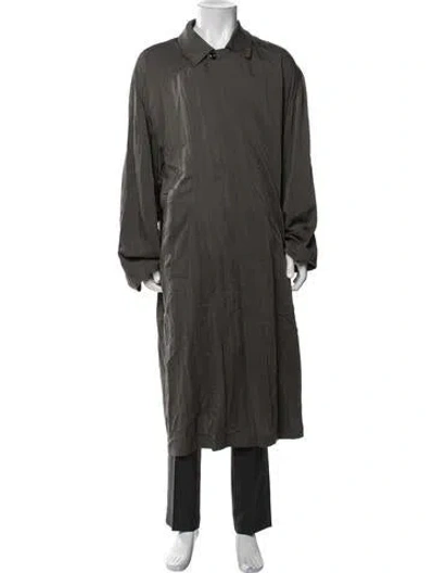 Pre-owned Lemaire Coat In Green