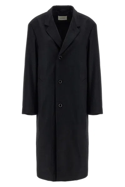 Lemaire Coat 'soft Chesterfield' In Gray