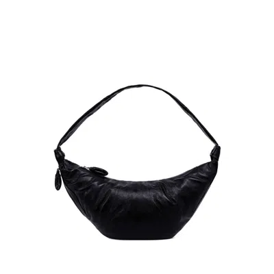 Lemaire Coated Cotton Belt Bag In Black