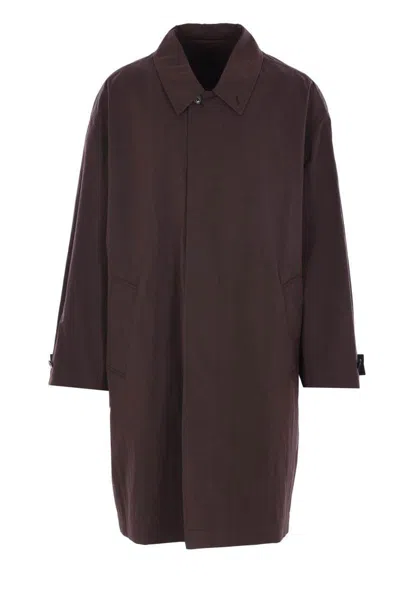 Lemaire Coats In Brown
