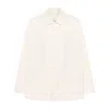 Lemaire Cotton Shirt Jacket In Beige