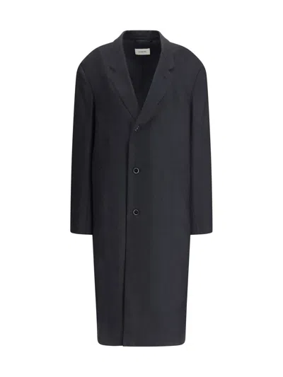 Lemaire Women Single-breasted Tailored Coat In Black