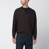 Lemaire Cocoa Wool-blend Cardigan In Brown