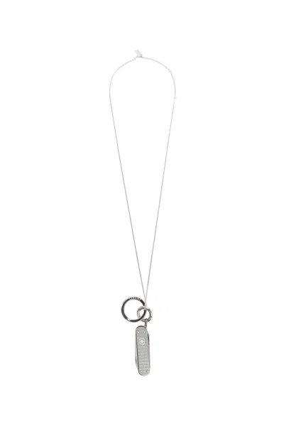 Lemaire Collana Con Mini Coltellino Svizzero In Silver