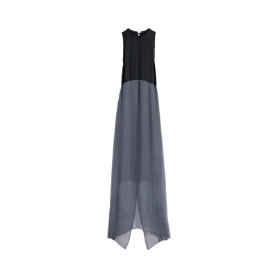 Pre-owned Lemaire Column Dress 'granite' | Grey | Women's Size 38 In Gray