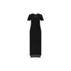 Lemaire Column Dress With Slits In Black