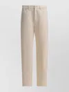 Lemaire Contemporary Twisted Denim Trousers In Neutral