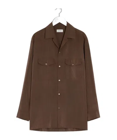 LEMAIRE CONVERTIBLE COLLAR SHIRT