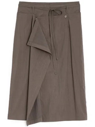 LEMAIRE CONVERTIBLE MIDI SKIRT