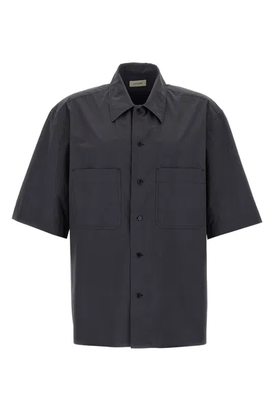 Lemaire 'utility' Shirt With Chest Pockets And Straight Hem In Gray