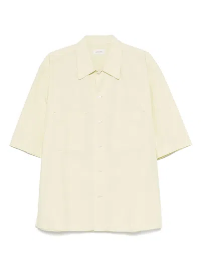 Lemaire Convertible Shirt In Yellow