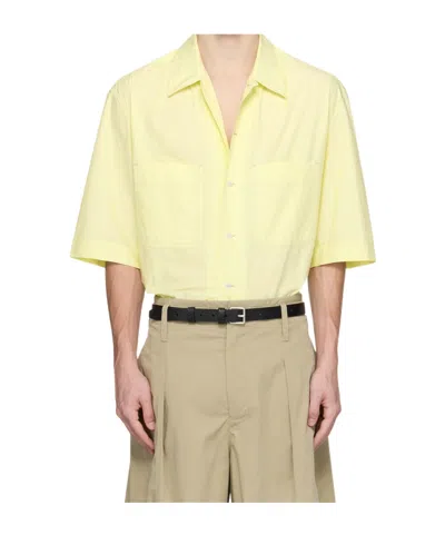 Lemaire Convertible Shirt In Yellow