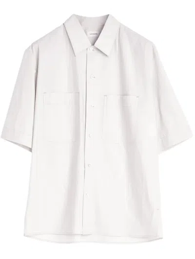 Lemaire Convertible Shirt In Warm Beige Bg206