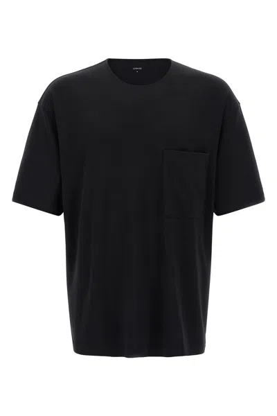 Lemaire T-shirt Aus Baumwolle Und Seide In Multi
