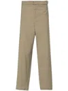 LEMAIRE COTTON BELTED CARROT TROUSERS