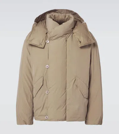 Lemaire Cotton-blend Down Jacket In Green