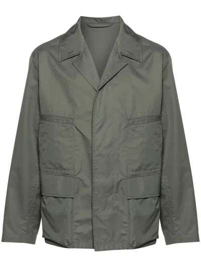 LEMAIRE LEMAIRE COTTON BLEND MULTIPOCKET OVERSHIRT