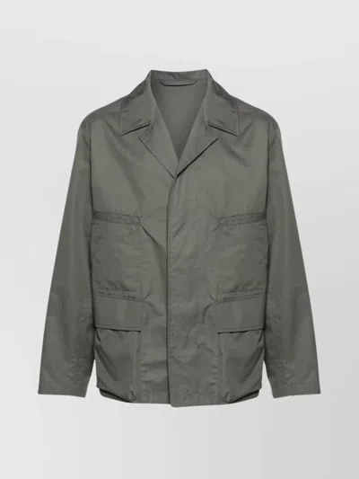 LEMAIRE COTTON BLEND MULTIPOCKET OVERSHIRT