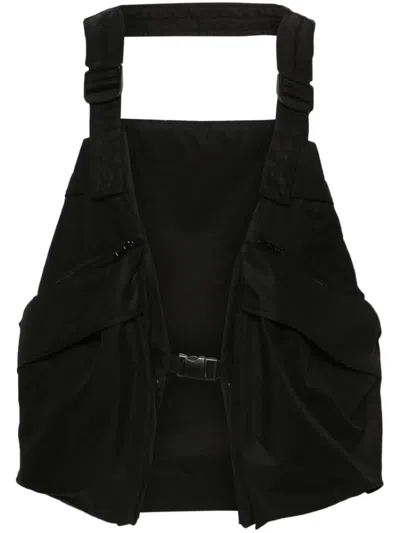 Lemaire Gabardine-weave Cotton-blend Gilet In Bk949 Ash Grey